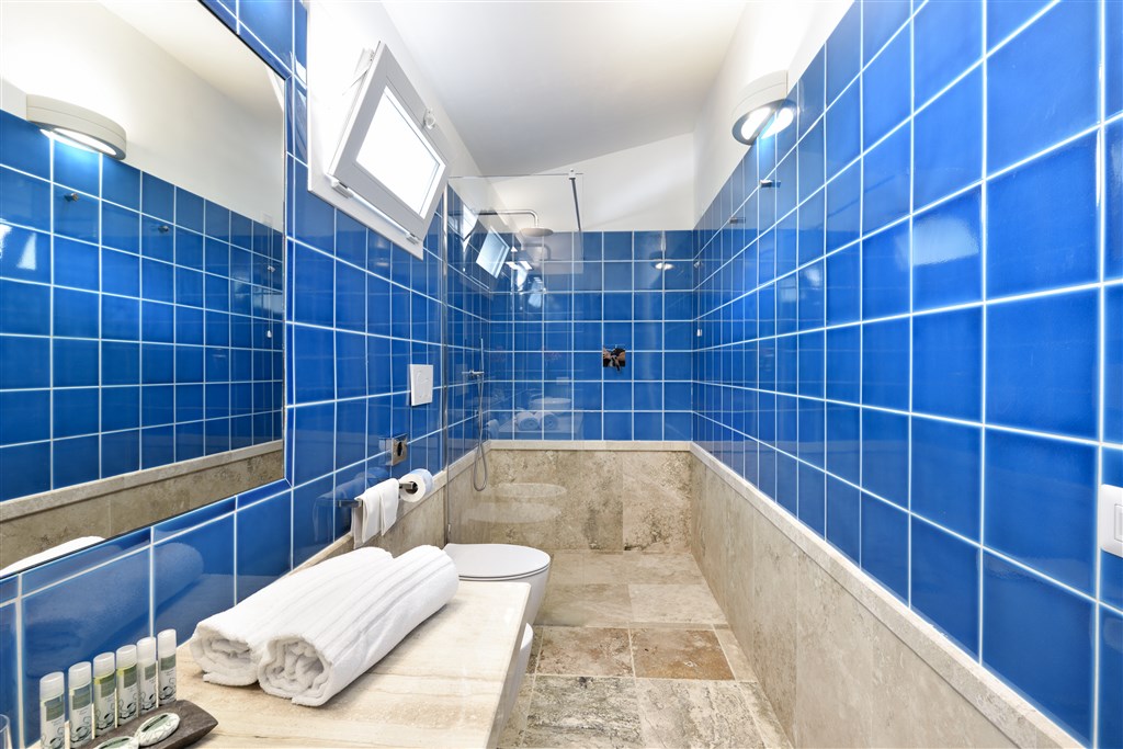 Koupelna pokoj CLASSIC, Arbatax, Sardinie
