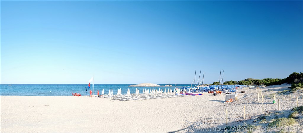 Hotelová pláž, Santa Giusta, Sardinie