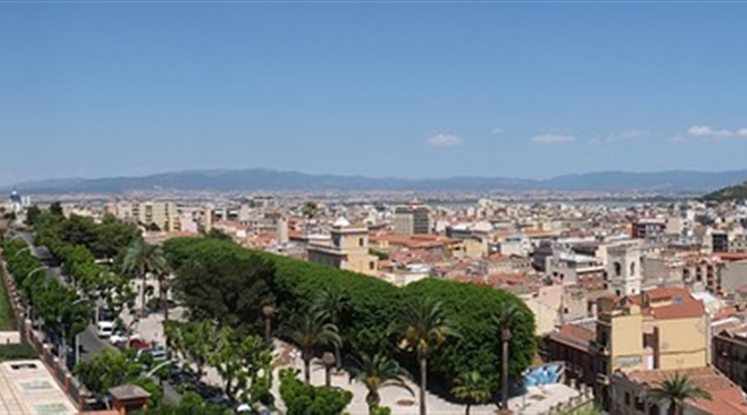 Cagliari - Panoramatický pohled na město (fonte: archiv)