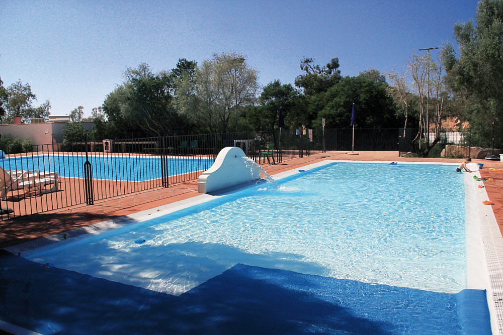 Bazény ve Vik - mini klubu, Arbatax, Sardinie