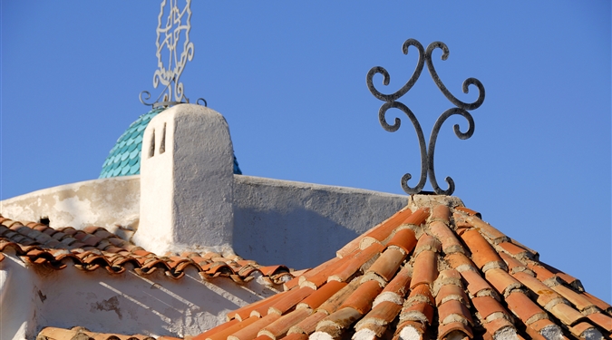 Architektura Costa Smeraldy - detail Porto Cervo