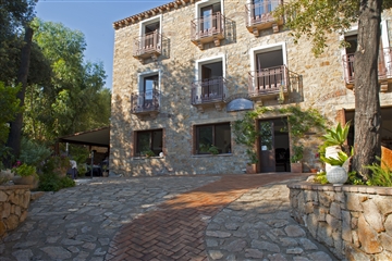 Vstup do hotelu, Santa Maria Navarrese, Sardinie