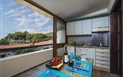 Residence Cormoran - Interiéry apartmánů, Villasimius, Sardinie