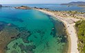 Baia di Nora - Pláž Nora, Laguna di Nora, Pula, Sardinie
