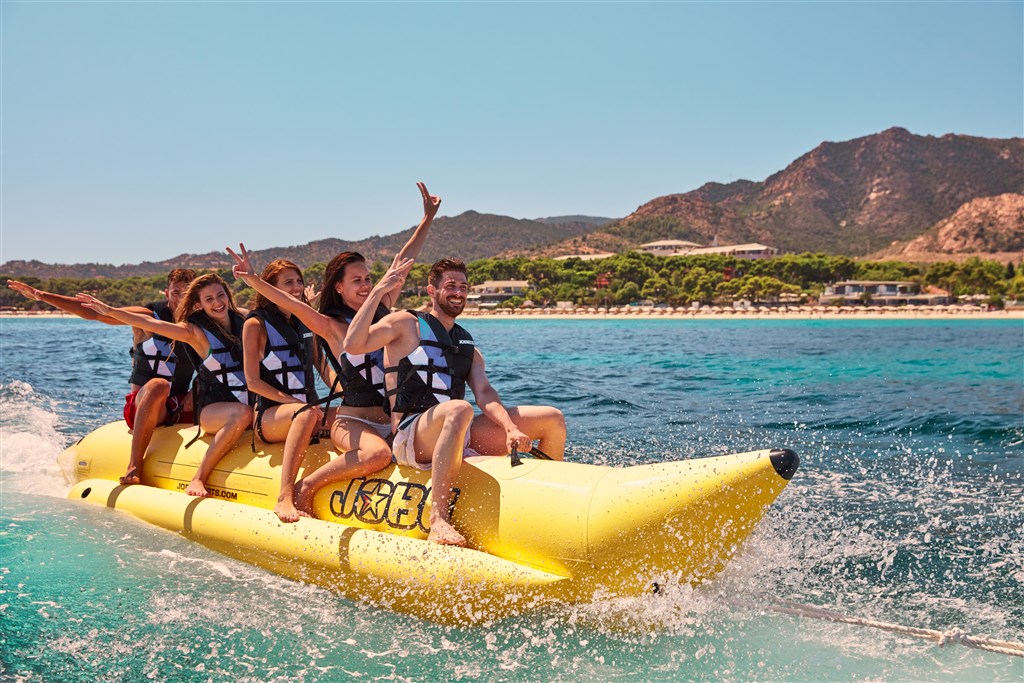 Vodní sporty, Santa Margherita di Pula, Sardinie