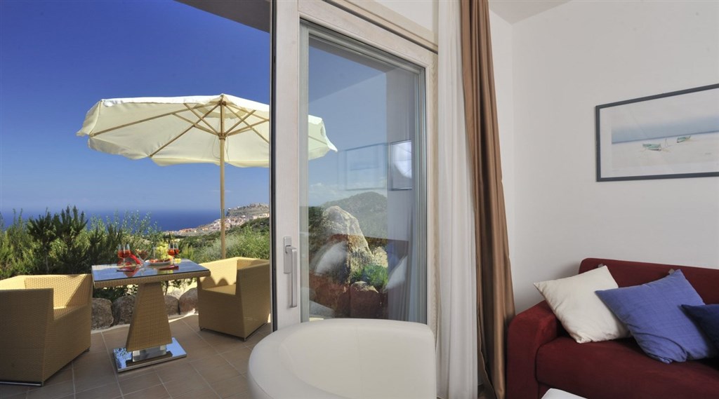 Pokoj JUNIOR SUITE DELUXE, Castelsardo, Sardinie