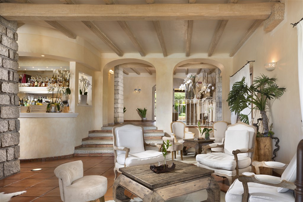 Lobby bar, Cannigione, Sardinie