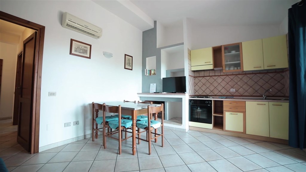 Apartmán TRILO, kuchyň, Castiadas, Sardinie