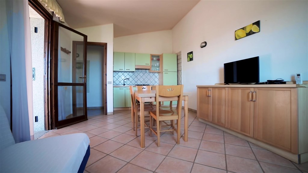 Apartmán BILO, kuchyň, Castiadas, Sardinie