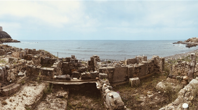 Pohled na antické město Nora (fonte: Nikola Korfová)