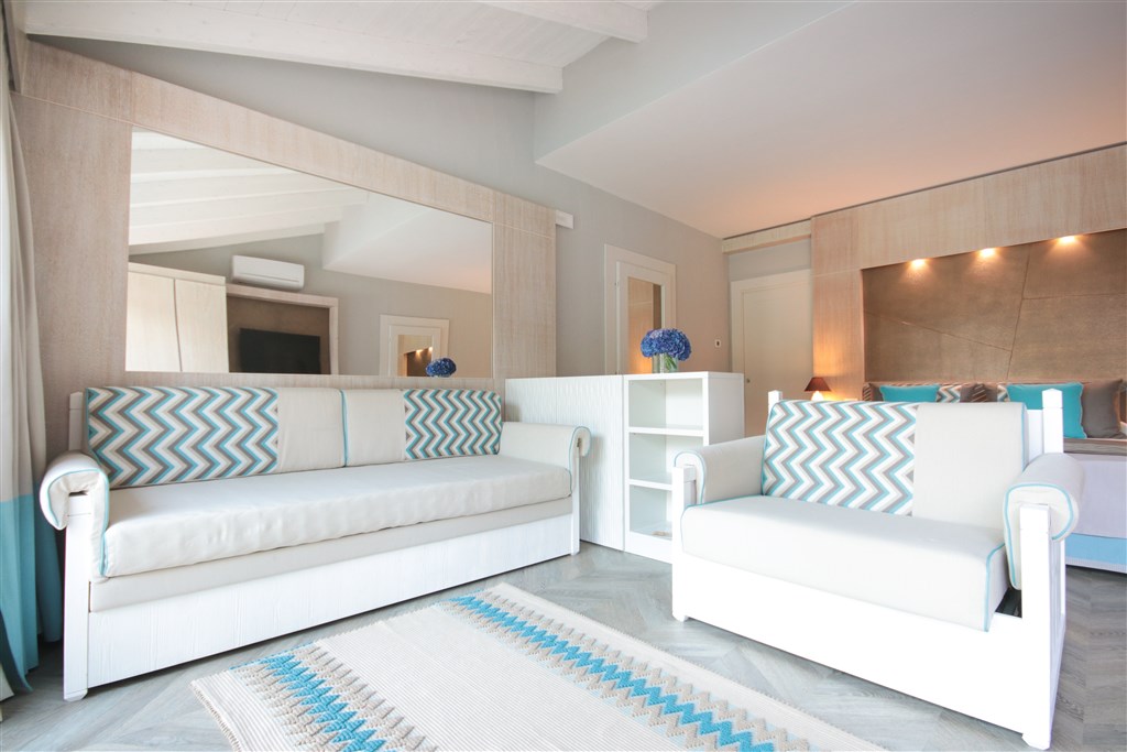 Eliantos Boutique Hotel & Spa - Pokoj SUITE EXECUTIVE, Santa Margherita di Pula, Sardinie
