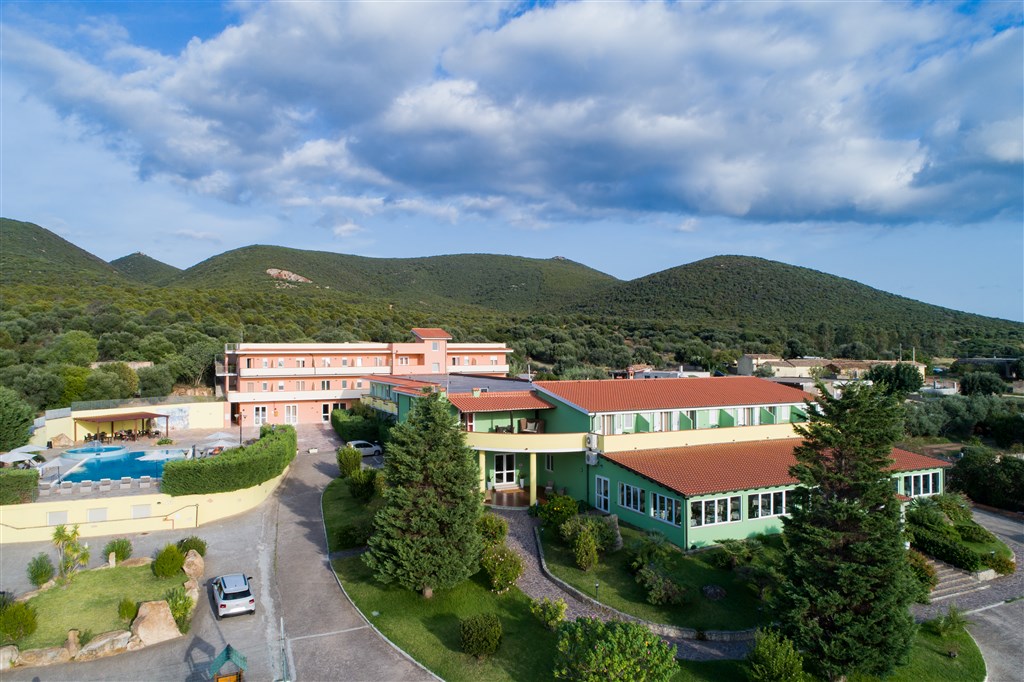 Panoramatické foto, Porto Pino, Sant´Anna Arresi, Sardinie