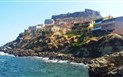 Castelsardo - Pohled na město od východu