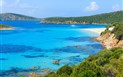 Sardinie jih - Pláž Tueredda