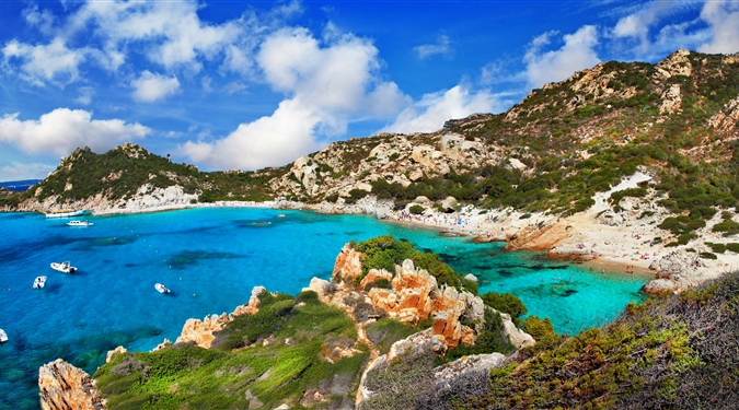 Sardinie sever - Souostroví La Maddalena