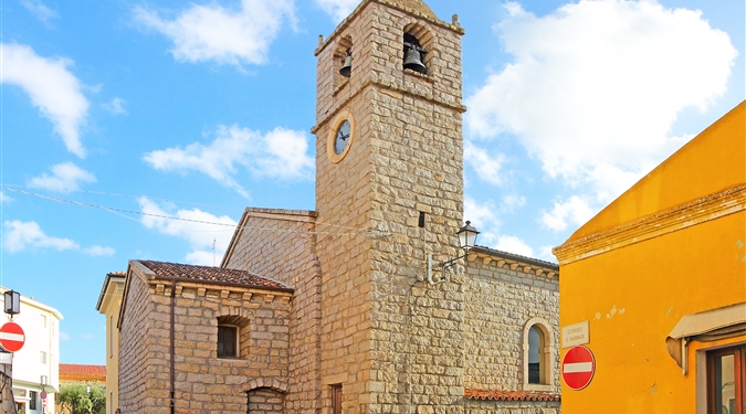 Arzachena - Kostel ve městě Arzachena
