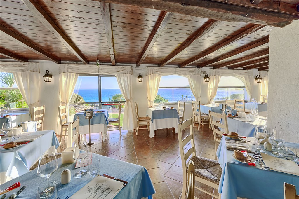 Restaurace Colonna, Capo Testa - Santa Teresa, Sardinie