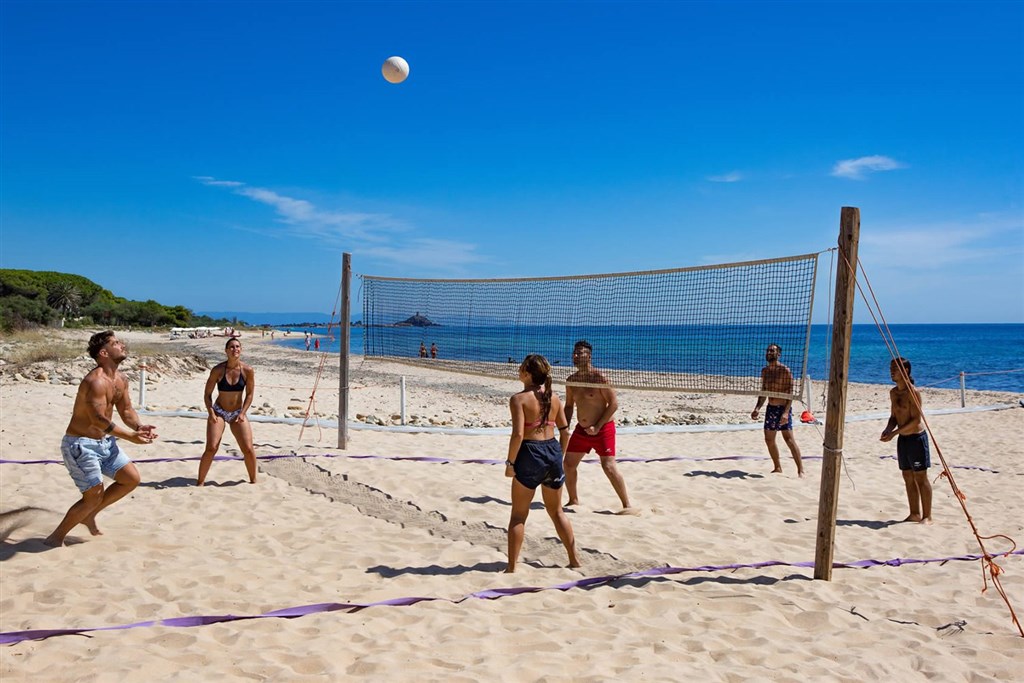 Beach volley, Pula, Sardinie