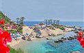 Arbatax Park Resort - Dune - Pohled na pláž u hotelu Le Dune, Arbatax, Sardinie