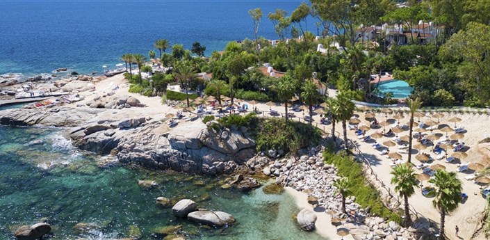 Arbatax Park Resort - Cottage - Pláž u hotelu Cottage, Arbatax, Sardinie