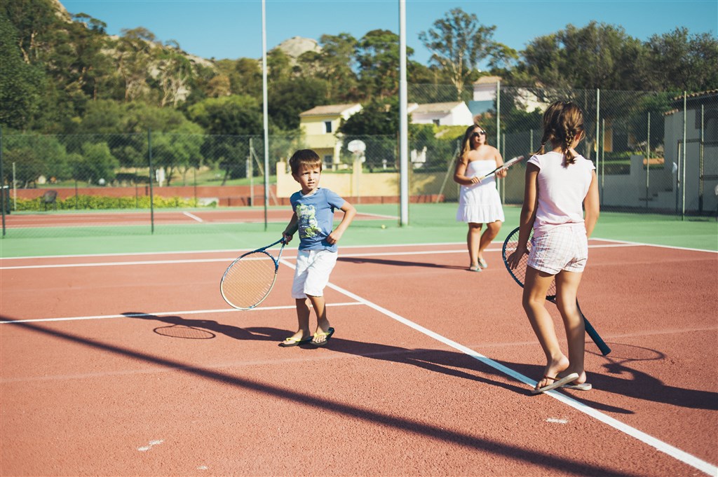 Tennis, Baja Sardinia, Sardinie