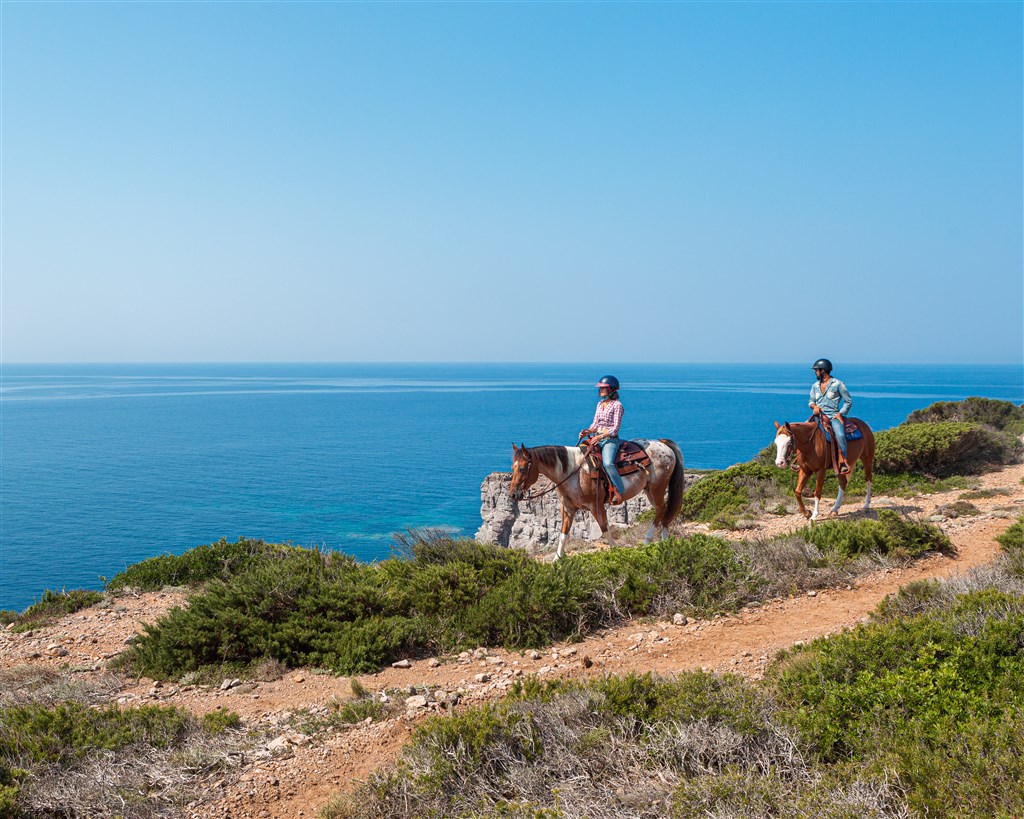 Vyjížďky na koních, Sant Antioco, Sardinie