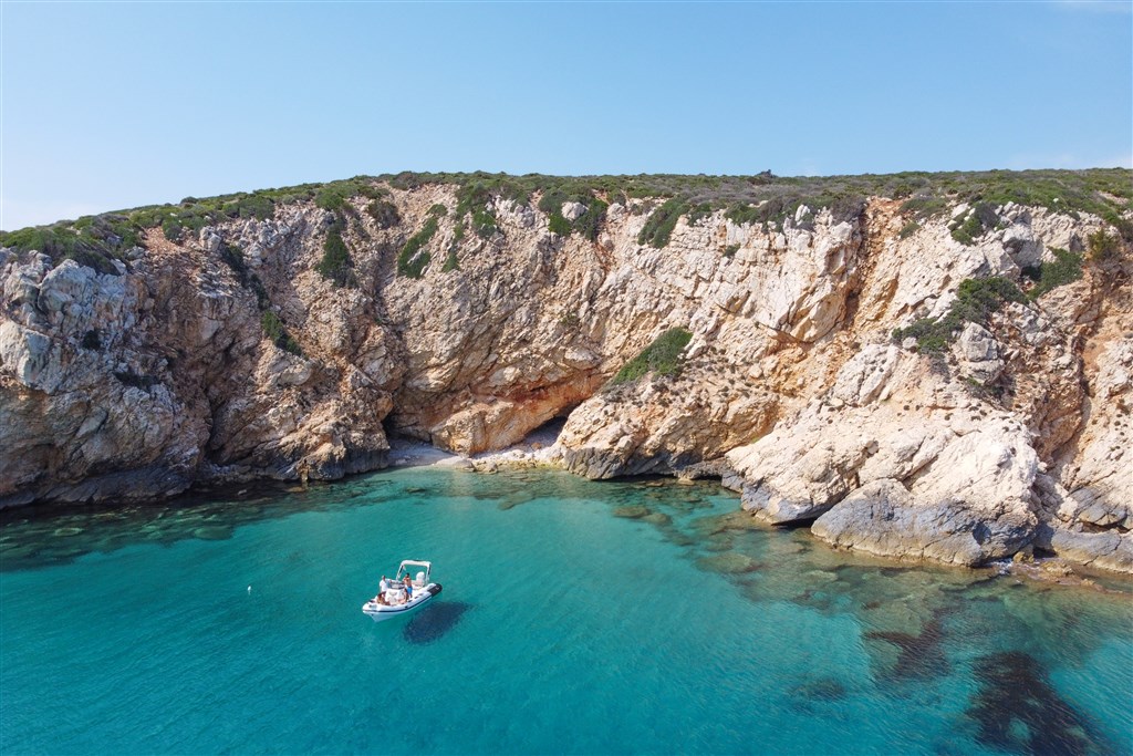 Vyjížďky na člunu, Sant Antioco, Sardinie