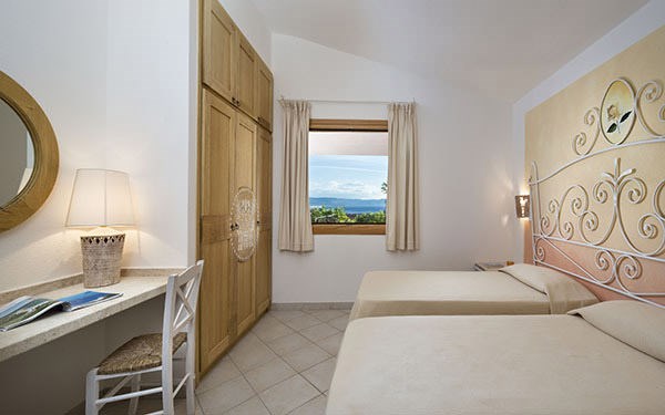 Vila LISANDRI ložnice s oddělenými lůžky, Isola Rossa, Sardinie