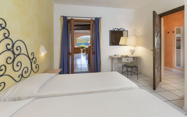 VILA B ložnice s oddělenými lůžky, Cannigione, Sardinie