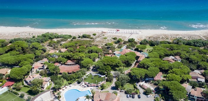 Futura Club Colostrai - Letecký pohled na hotel, Colostrai, Sardinie