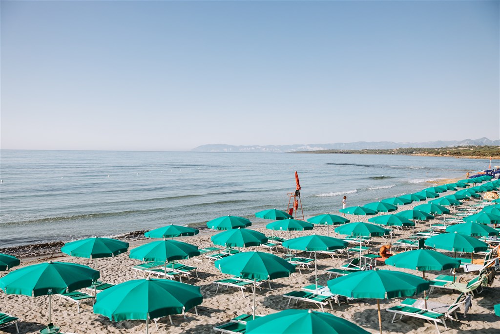 Pláž, Cala Liberotto, Sardinie