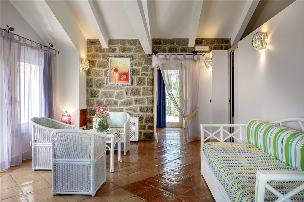 Pokoj JUNIOR SUITE, Villasimius, Sardinie