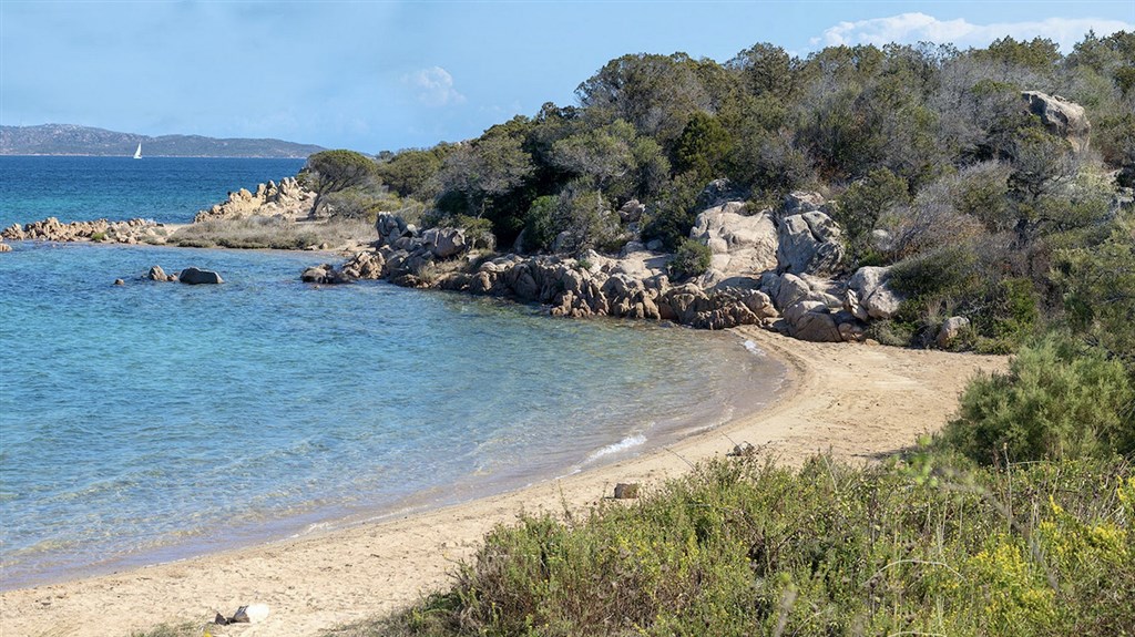 Pláž v Palau, Vecchio Marino, Palau, Sardinie