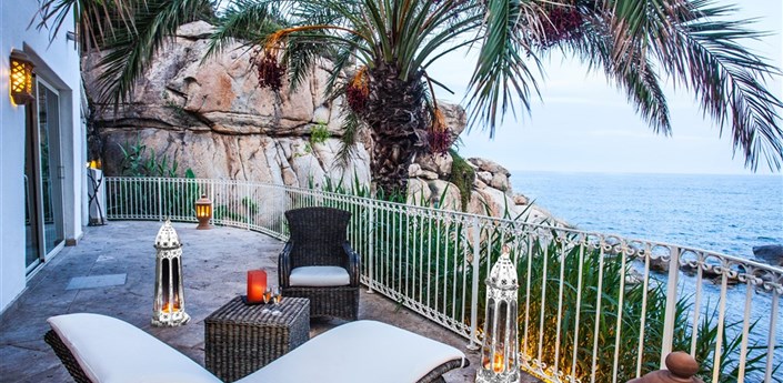 Arbatax Park Resort - Executive Suite - Suite Nuraghe, terasa, Arbatax, Sardinie