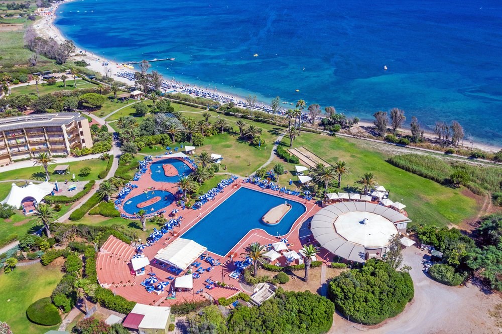 Futura Club Baia di Conte - Letecký pohled na hotel, Porto Conte, Sardinie