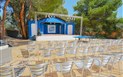 Hotel Club Rocca Dorada - Pódium pro večerní představení, Santa Margherita di Pula, Sardinie
