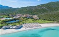 Hotel Abi d'Oru - Letecký pohled na resort, Golfo di Marinella, Sardinie