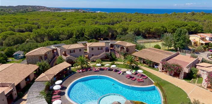 S´Incantu Resort - Letecký pohled na residenci, Villasimius, Sardinia