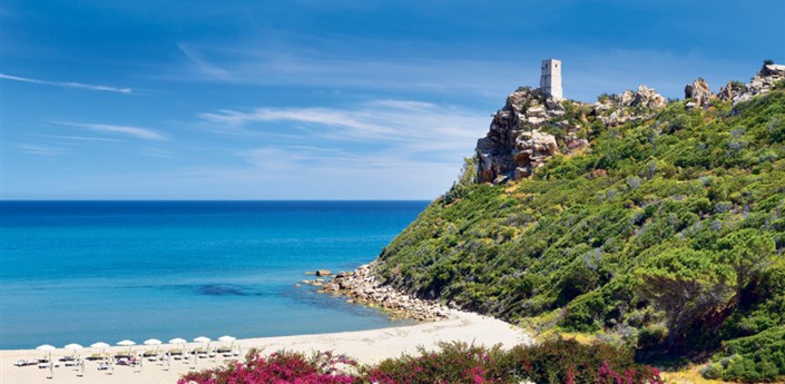 Hotel Torre Salinas - Adults Only - Pohled na věž Salinas, Muravera, Sardinie
