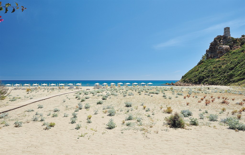 Hotel Torre Salinas - Adults Only (16+) - Pláž u hotelu, Muravera, Sardinie