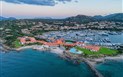 Sporting - Letecký pohled na hotel a přístav, Porto Rotondo, Sardinia