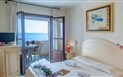 Hotel La Conchiglia - Pokoj Familiy s výhledem na moře - depandance, Cala Gonone, Sardinie