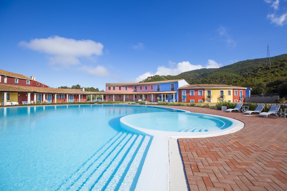 Hotel s bazénem, Villagrande Strisaili, Sardinie