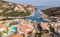 Grand Hotel Poltu Quatu - Letecký pohled, Costa Smeralda, Sardinie