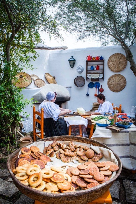 Domácí kuchyně, Oliena, Sardinie