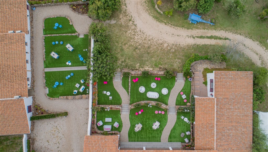 Agriturismo S`Ozzastru - Letecký pohled, Dorgali, Sardinie