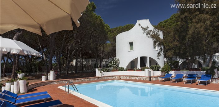 Hotel Mare Pineta - Adults only - Bazén, Pula, Sardinie