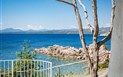 Arbatax Park Resort - Suites del Mare - Suite LA BARCA, výhled z terasy, Arbatax, Sardinie
