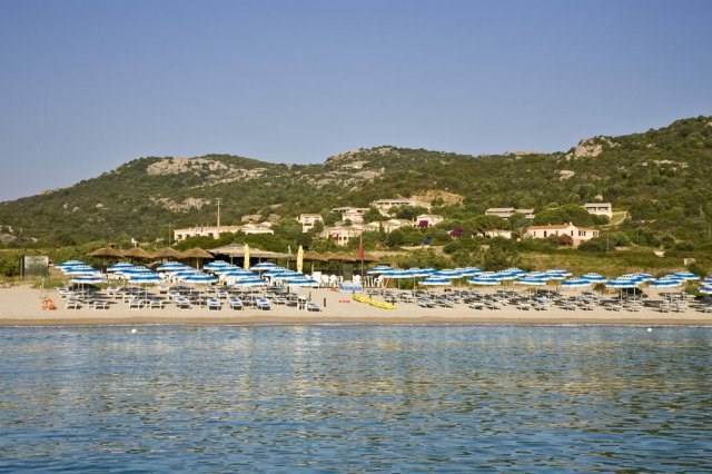 Stelle Marine Hotel & Resort - Pláž u hotelu, Cannigione, Sardinie