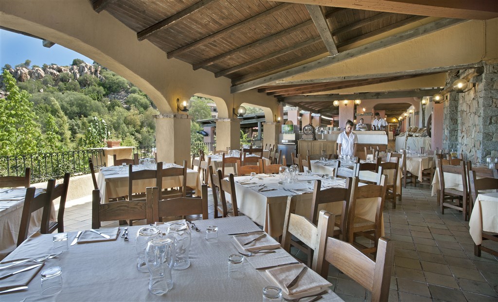 Restaurace La Cala, Arbatax, Sardinie